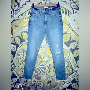 KENSIE Jeans Vintage Luxe Size 8/29 The Kelsey High Rise Skinny Distressed